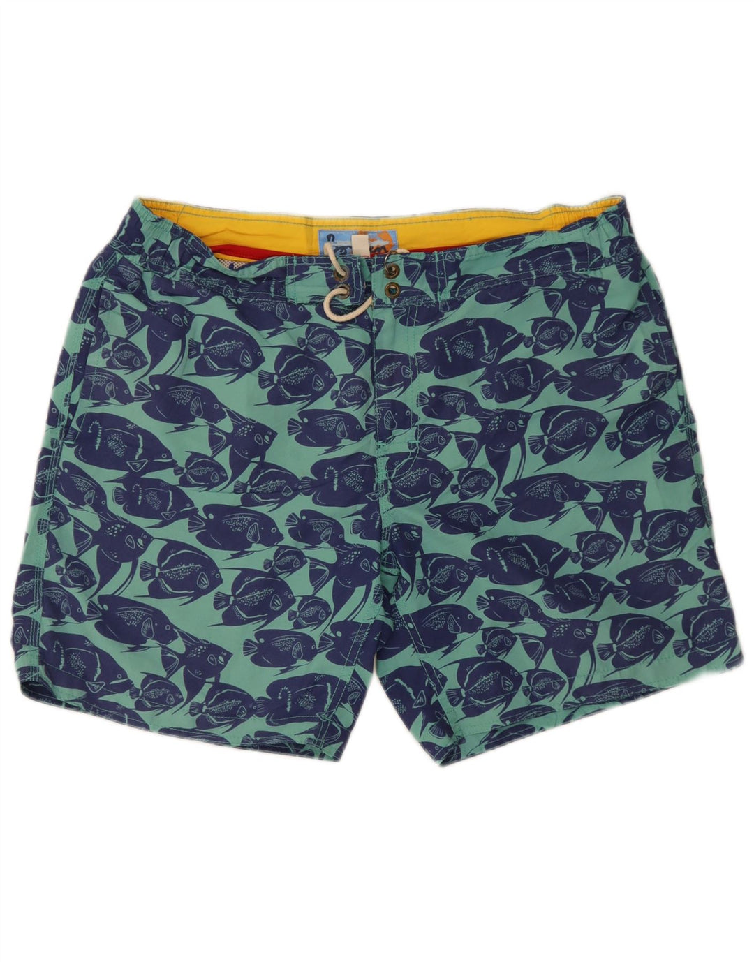 Boden Herre Grafiske Badeshorts Stor Blå
