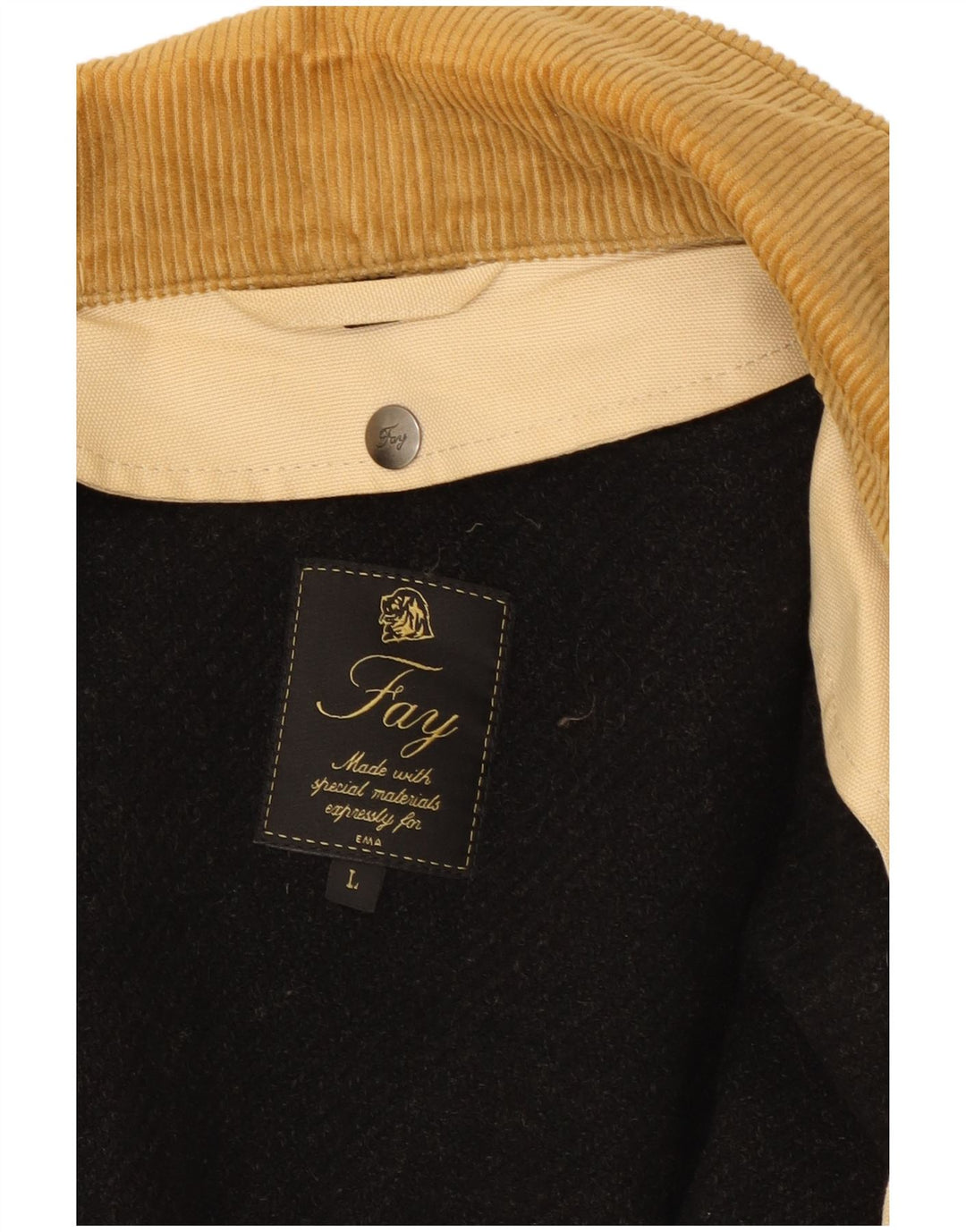 Fay Dame Duffel Coat UK 16 Large Beige