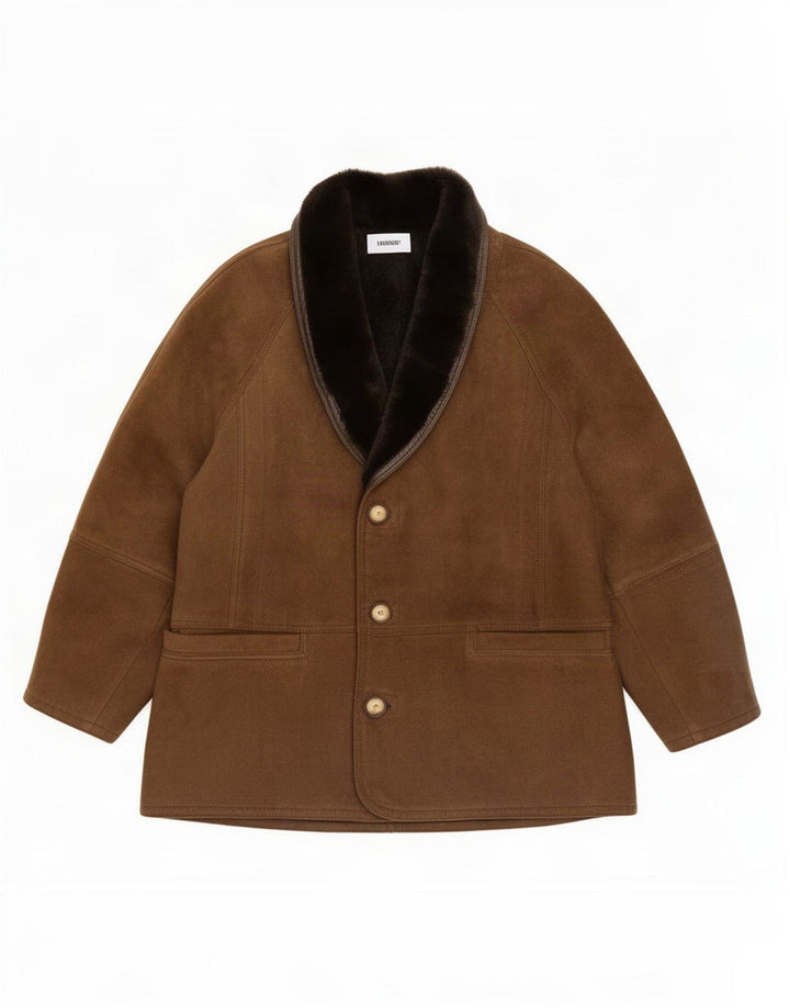 Dibi Herre Shearling Jacket IT 52 XL Brun