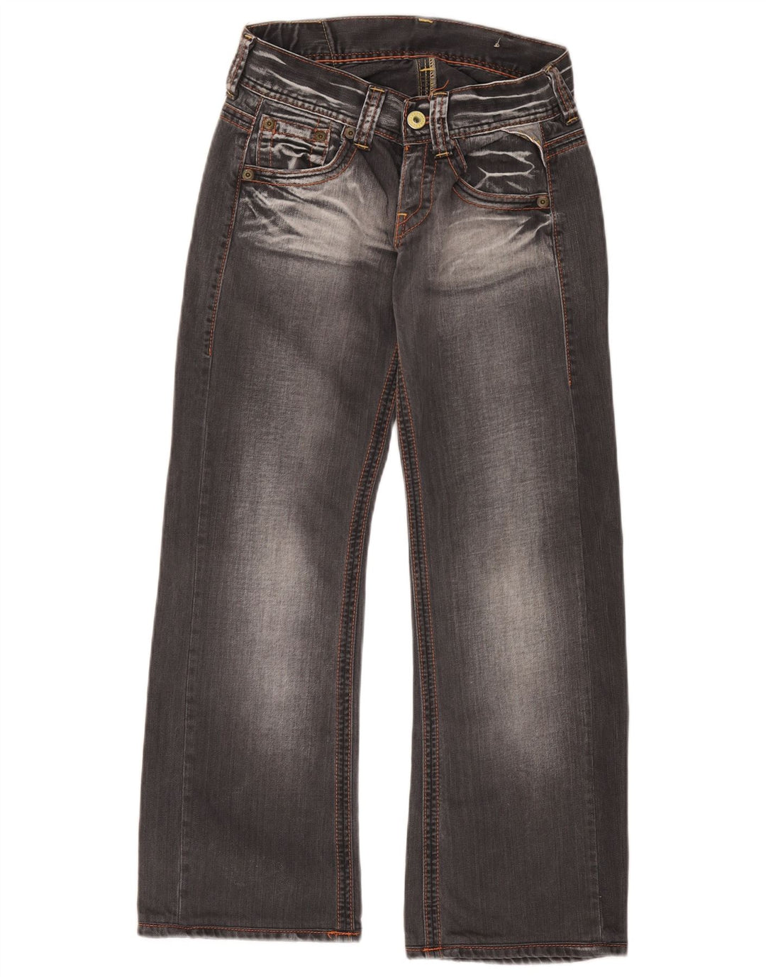 Replay Dame Bootcut Jeans W26 L27 Grå Bomuld