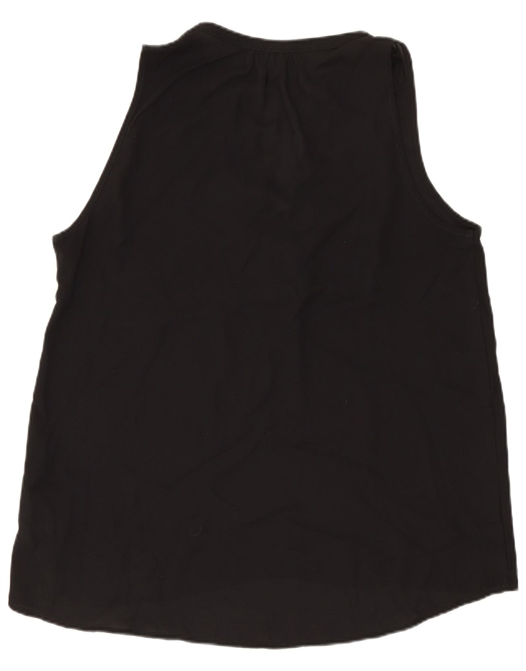 J. Crew Womens 365 ærmeløs oversize bluse Top UK 10 Small Black