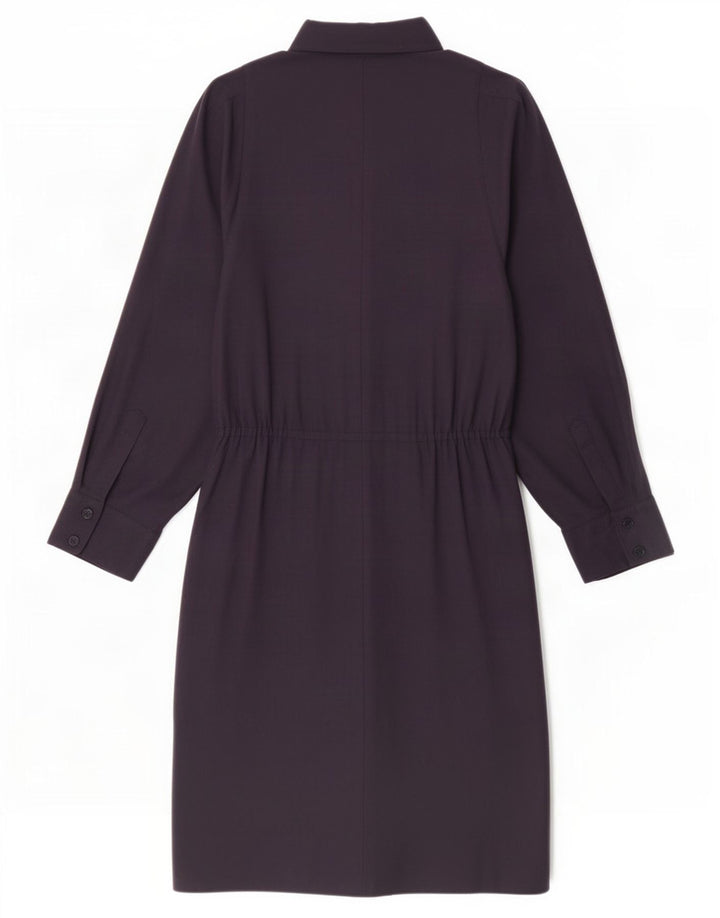 Luisa Spagnoli Dame A-Line Kjole IT 44 Medium Marineblå Uld
