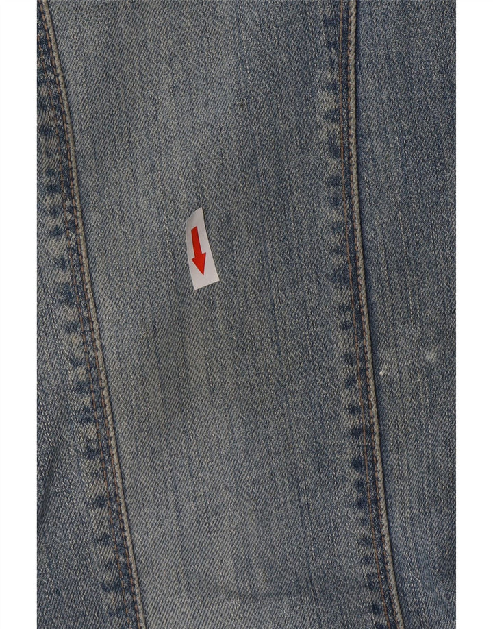 Calvin Klein Dame Straight Jeans W29 L35 Blå Bomuld