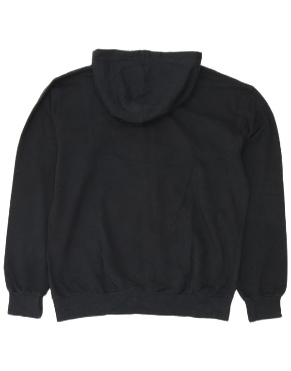 ADIDAS Hættetrøje med lynlås til mænd UK 42/44 Stor marineblå bomuld