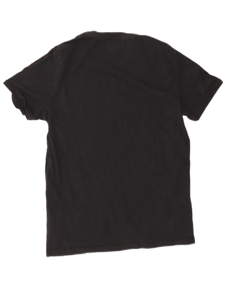 Wrangler herre T-shirt top lille sort bomuld