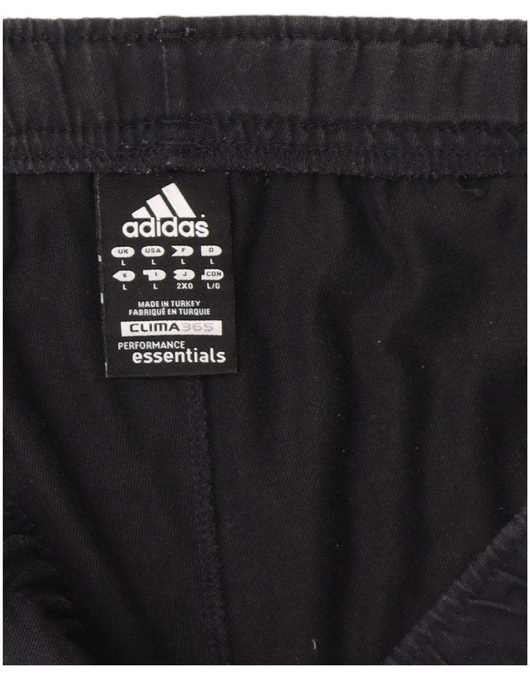 ADIDAS Herre Clima 365 sportsshorts store sorte bomuld