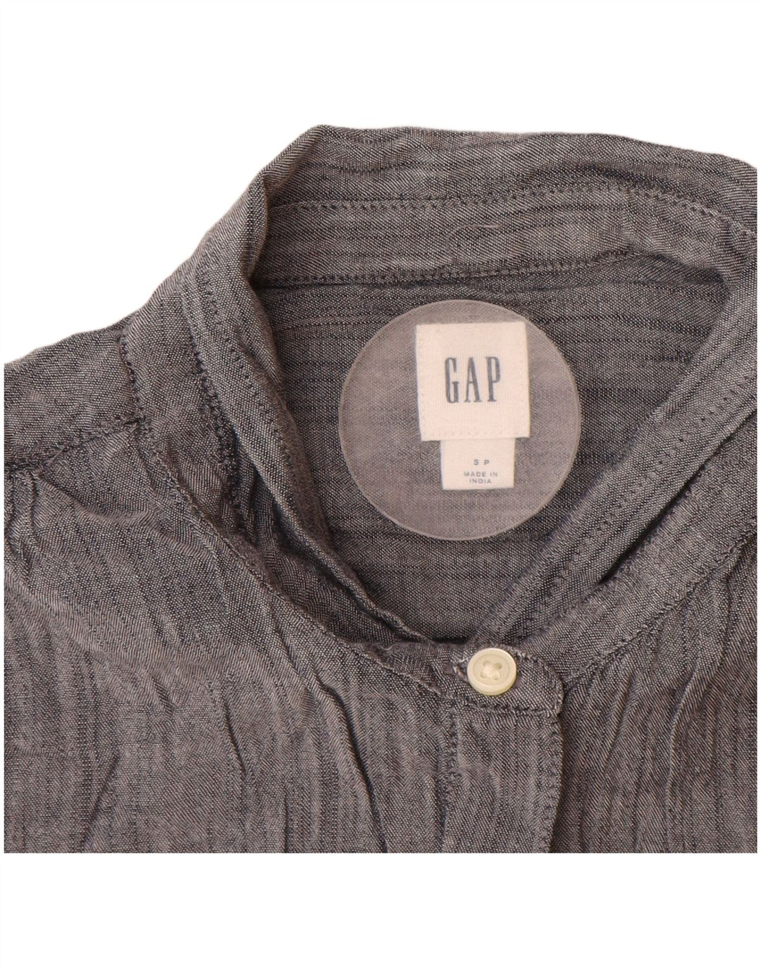 GAP Dame Oversized skjortebluse UK 10 Small Grå