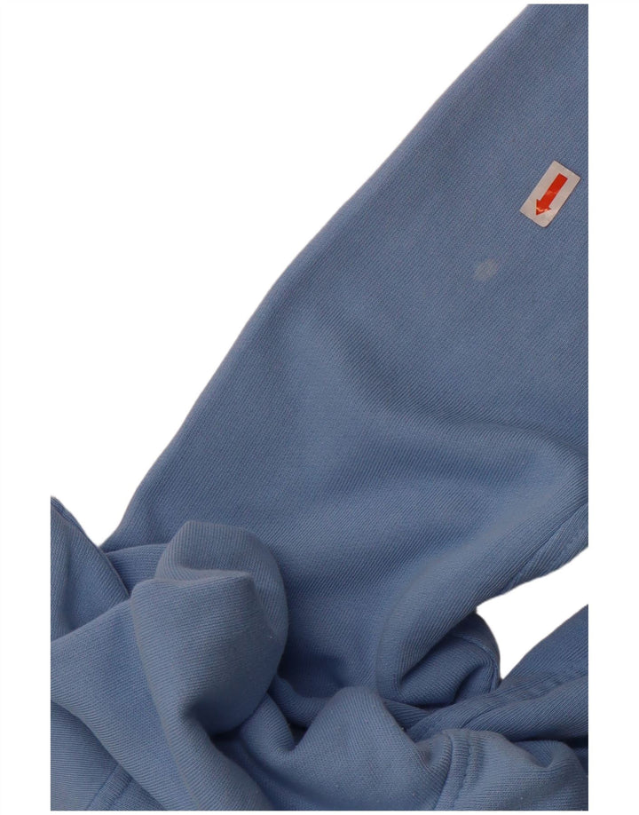 Vineyard Vines Dame Oversized Zip Neck Sweatshirt Jumper UK 10 Small Blue