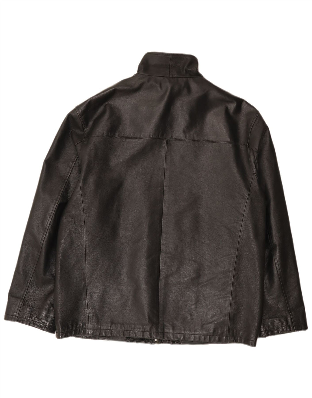Angelo Litrico Herre Læderjakke UK 38 Medium Sort
