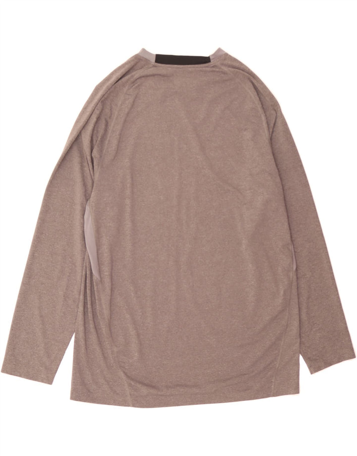 STARTER Mens Top Long Sleeve 2XL Grey Polyester Vintage Starter and Second-Hand Starter from Messina Hembry 