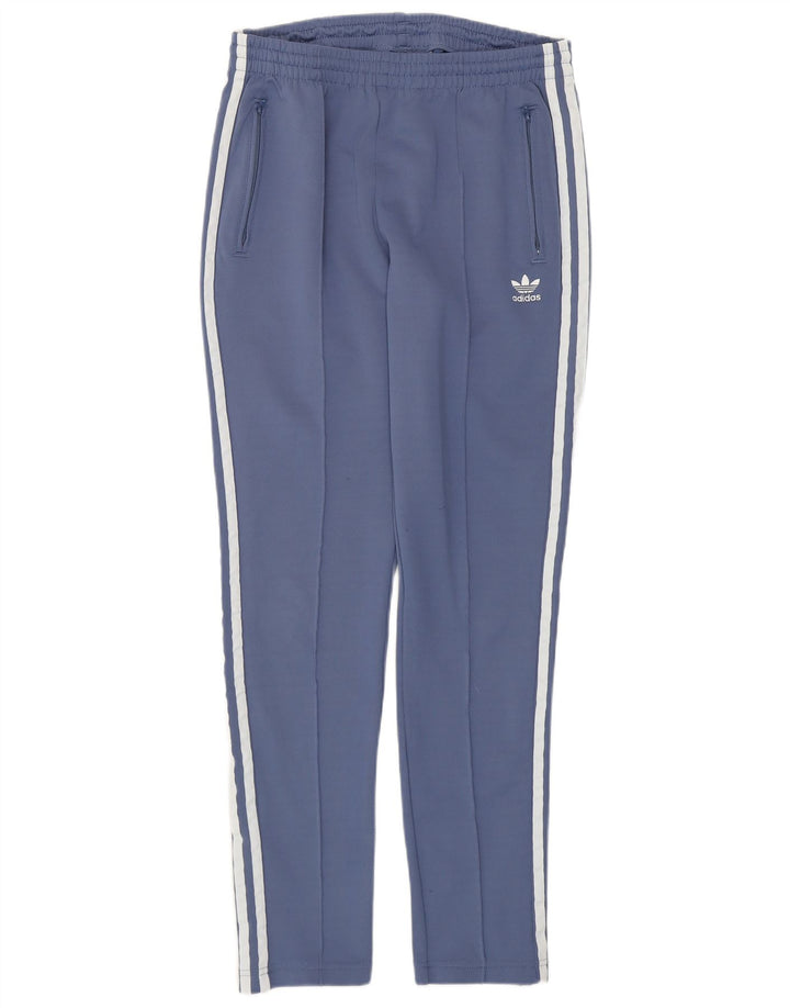 ADIDAS Træningsdragtsbukser til kvinder UK 12 Medium Blue Polyester