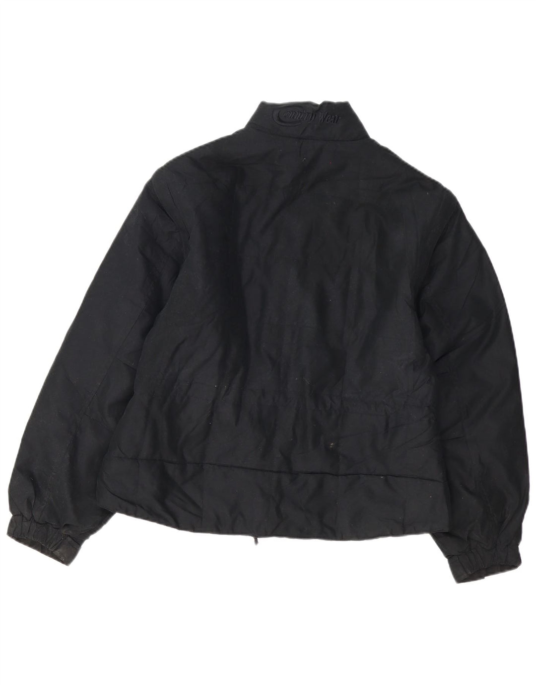 Vintage Bomberjakke til mænd UK 36 Lille sort polyester