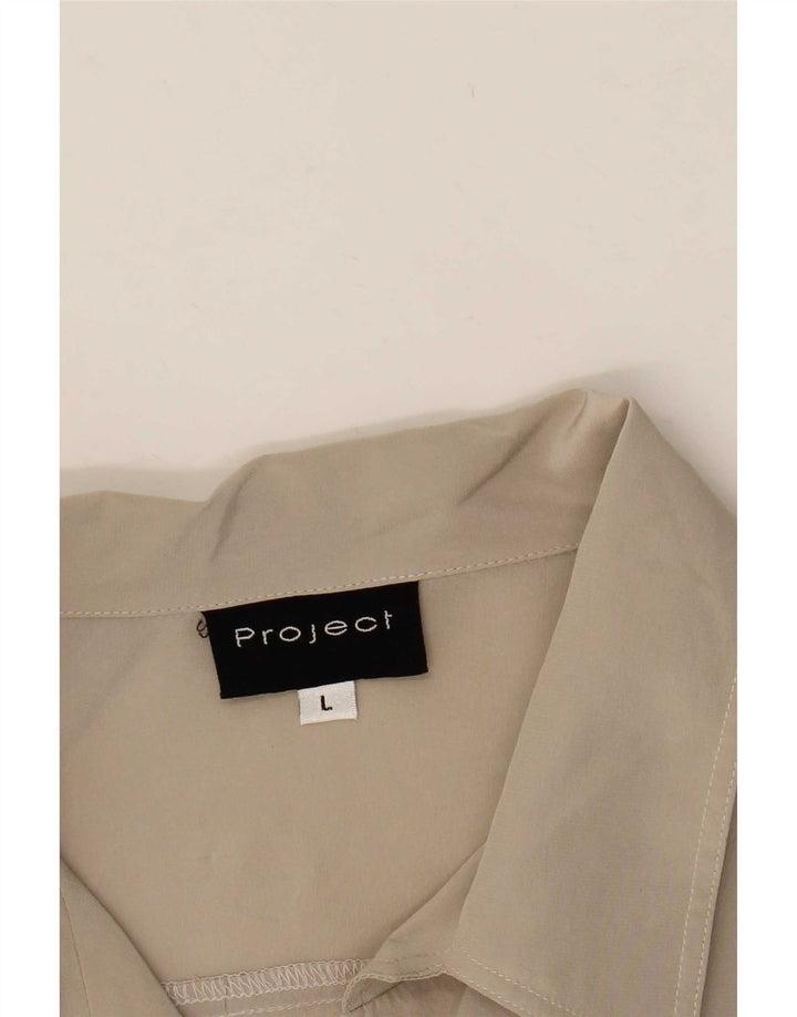 Project Kortærmet skjorte til kvinder UK 16 Large Grey