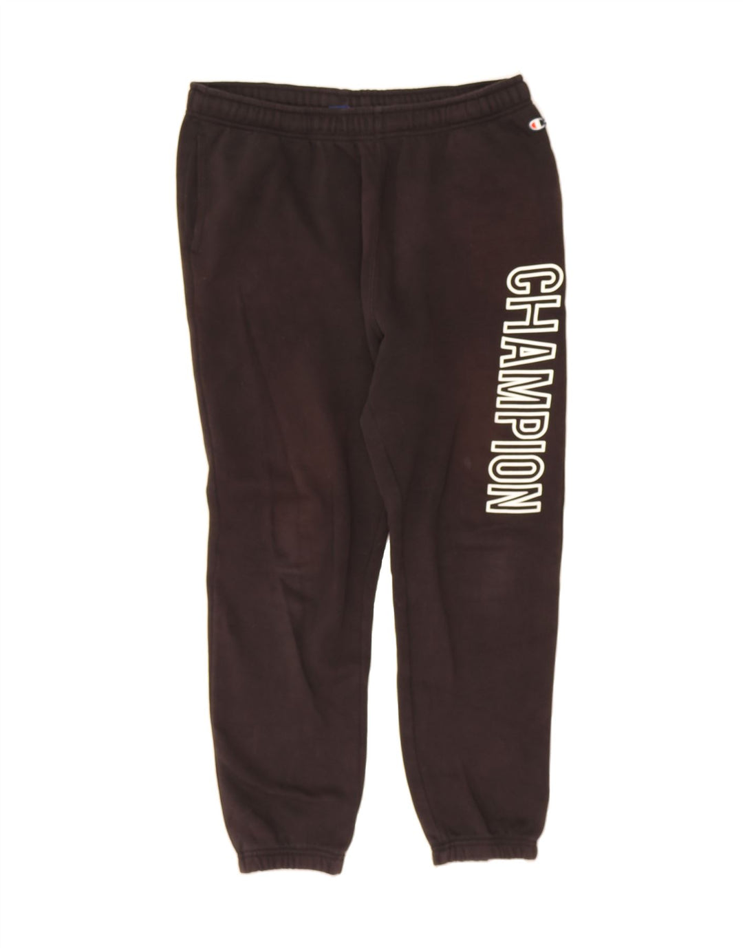 CHAMPION Mens Authentic Graphic Tracksuit Trousers Joggers Medium Black Vintage Champion and Second-Hand Champion from Messina Hembry 