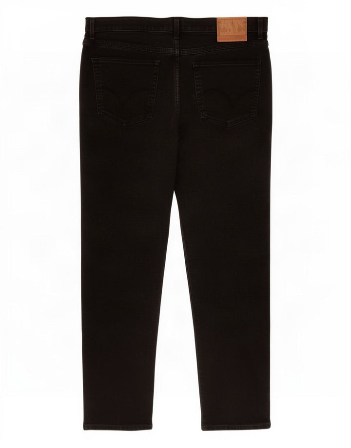 Marks & Spencer Straight Jeans til mænd W36 L29 sort bomuld