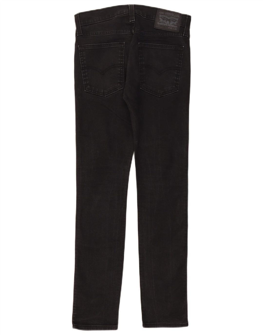 Levi's Slim Jeans til kvinder W30 L29 sort bomuld