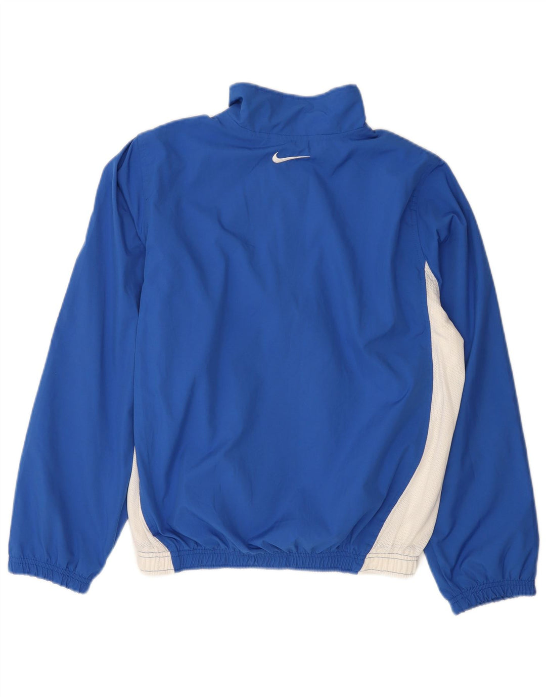 Nike træningsdragt topjakke til mænd UK 36/38 Lille blå farveblok polyester