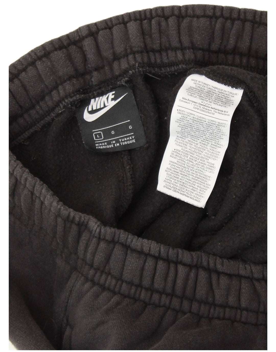 NIKE Herre Graphic Cargo træningsdragt Bukser Joggers Large Sort Bomuld