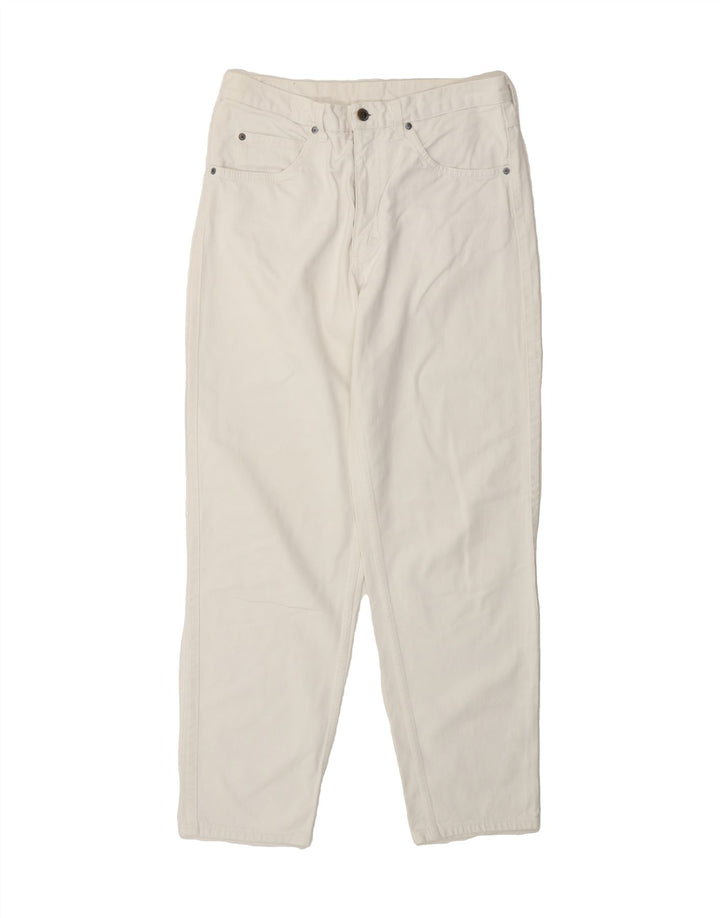 MUSTANG Mens Tapered Jeans W32 L31 White Vintage Mustang and Second-Hand Mustang from Messina Hembry 