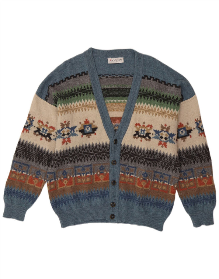 Jockey Herre Cardigan Sweater IT 56 2XL Flerfarvet Geometrisk