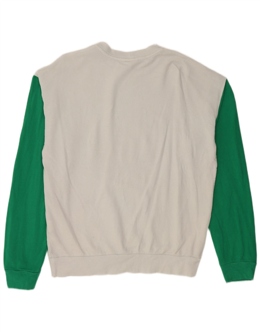Benetton Herre Peanuts Graphic Sweatshirt Jumper Medium White Colourblock
