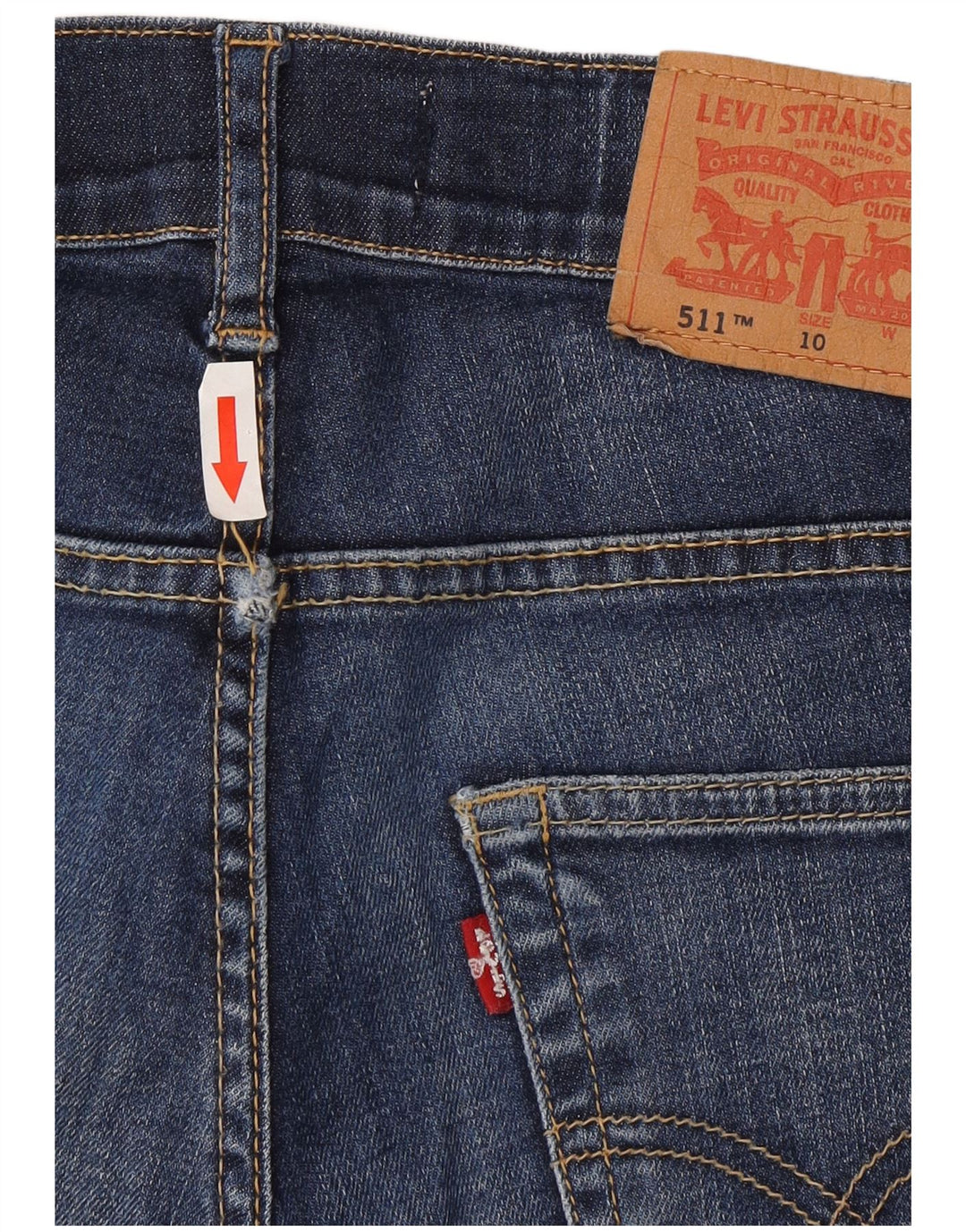 Levi's Boys 511 Slim Jeans 9-10 år W24 L26 Blå Bomuld