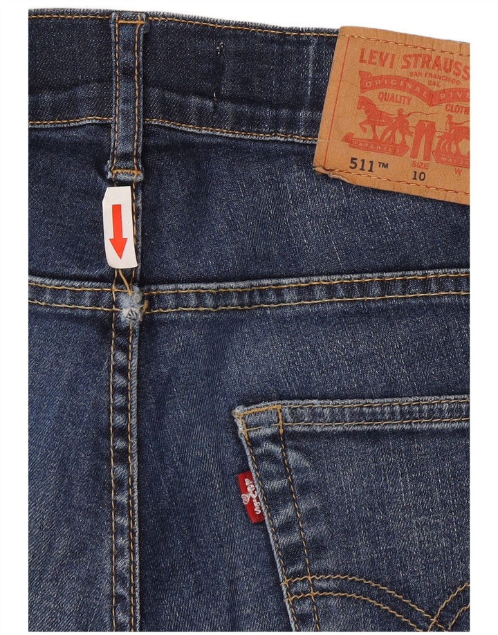Levi's Boys 511 Slim Jeans 9-10 år W24 L26 Blå Bomuld