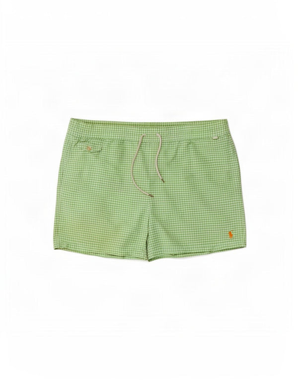 Polo Ralph Lauren Herre svømmeshorts XL Grøn Gingham Bomuld