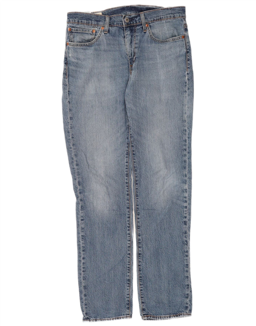 Levi's lige jeans til kvinder W31 L34 blå bomuld