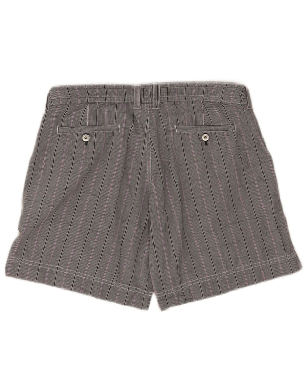 Champion Kvinder Casual Shorts Medium W30 Grå ternet bomuld