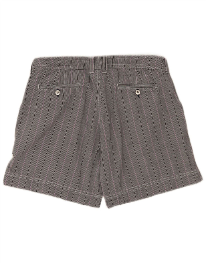 Champion Kvinder Casual Shorts Medium W30 Grå ternet bomuld