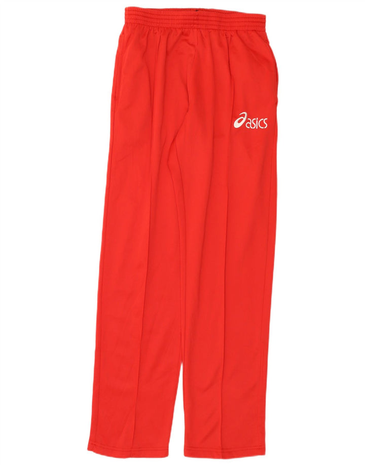 Asics Graphic Tracksuit Bukser til kvinder UK 12 Medium Red Polyester