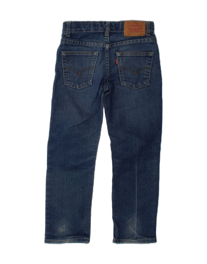 LEVI'S Boys 511 Slim Jeans 6-7 Years W23 L20 Blue Cotton Vintage Levi's and Second-Hand Levi's from Messina Hembry 