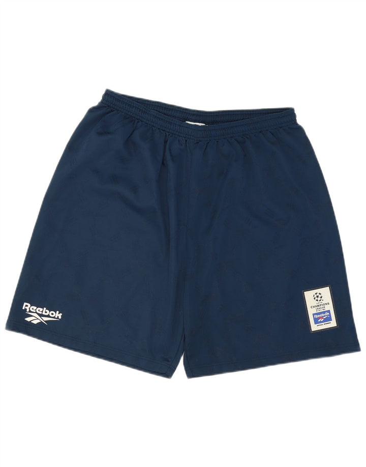 Reebok Herre grafiske sportsshorts store marineblå polyester
