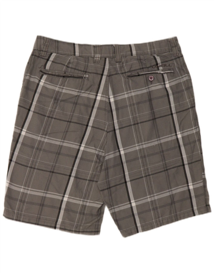 O'Neill Chino Shorts til mænd W36, store grå plaid polyester