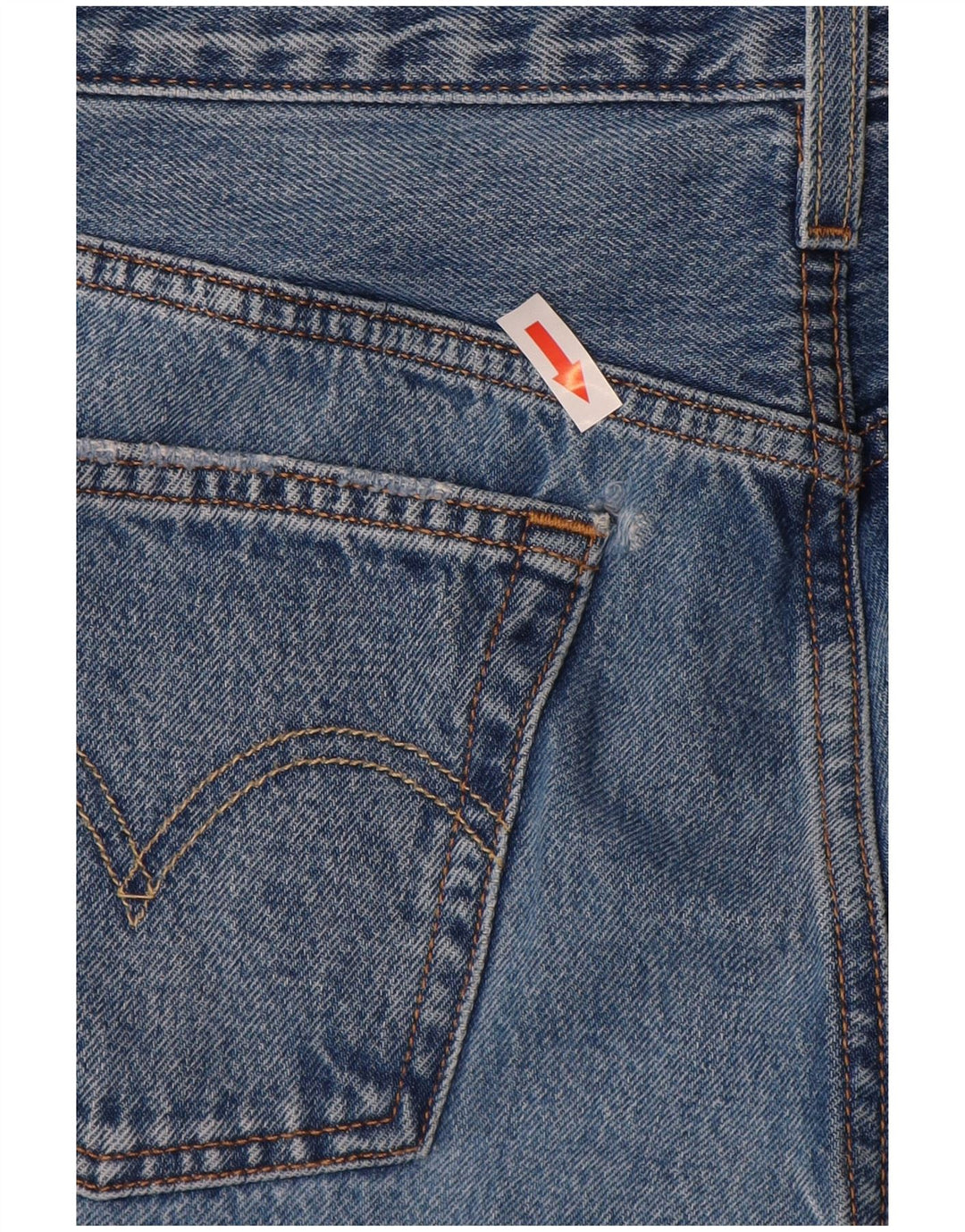 Levi's Dame 501 Straight Jeans W30 L30 Blå