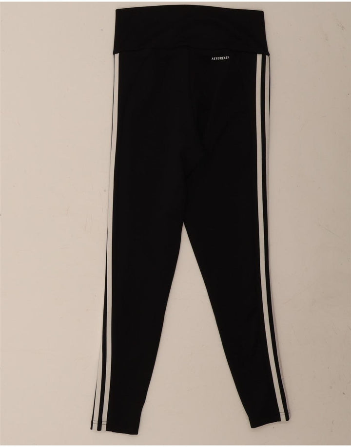 Adidas Aeroready Leggings til kvinder UK 8/10 Small Black Polyester