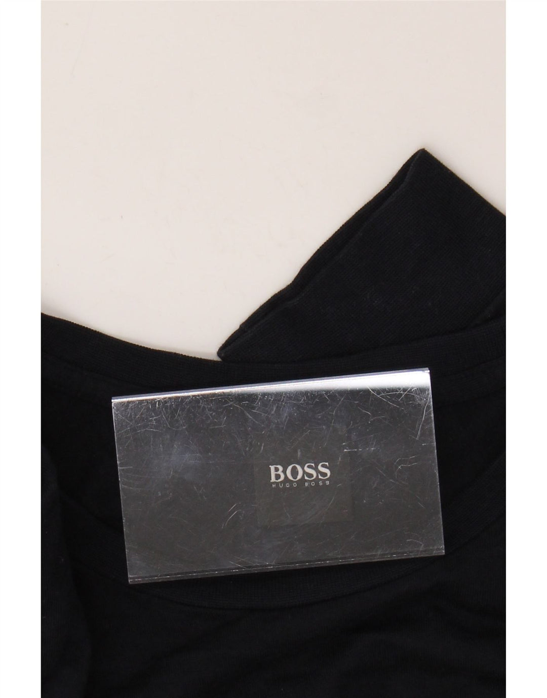 HUGO BOSS Herre Top Langærmet Medium Navyblå Stribet Bomuld