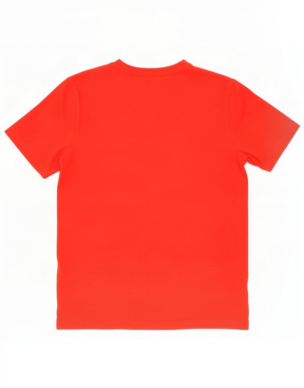 Puma Mens Graphic T-Shirt Top Medium Red Cotton