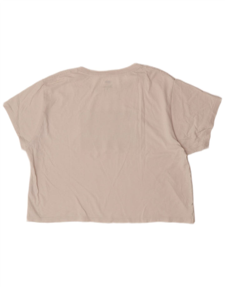 Levi's Grafisk T-shirt top til kvinder UK 14 Medium White