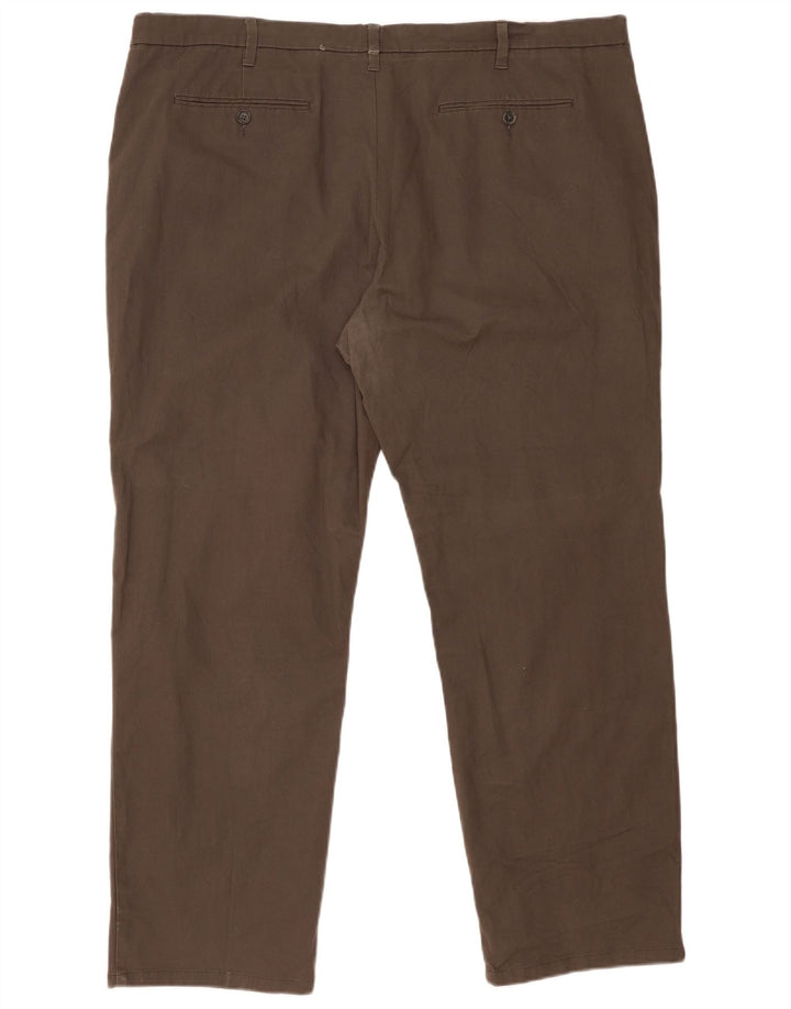 Marks & Spencer Herre Regular Fit Chinobukser W46 L31 Grå Bomuld