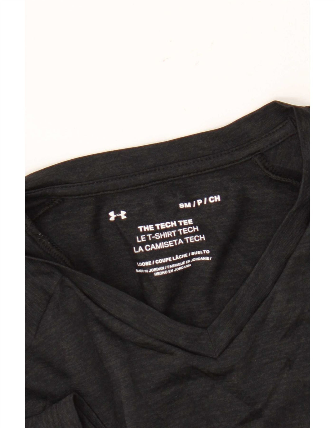 Under Armour Herre T-Shirt Top Lille Sort Flecked