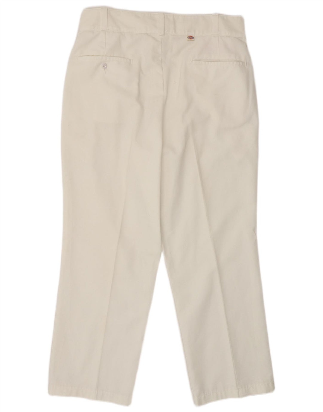 Dickies Lige Chinobukser til mænd W34 L28 Hvid polyester