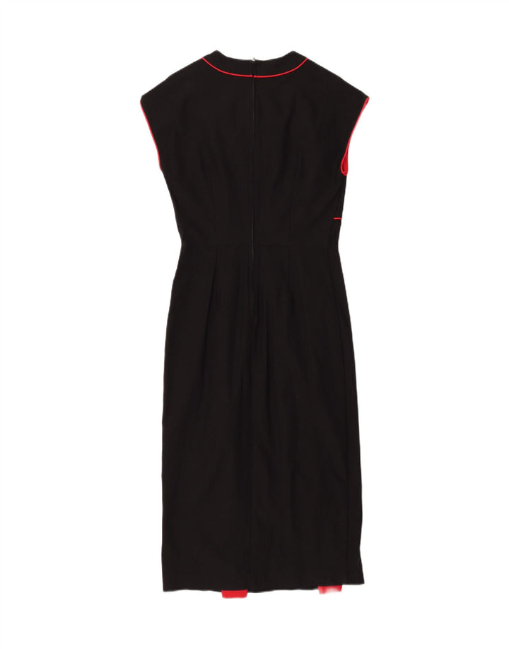 Stop Staring Womens Sheath Dress UK 18 XL Black Rayon