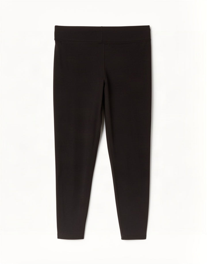 Marks & Spencer Womens Crop Leggings UK 14 Large Black Viscose