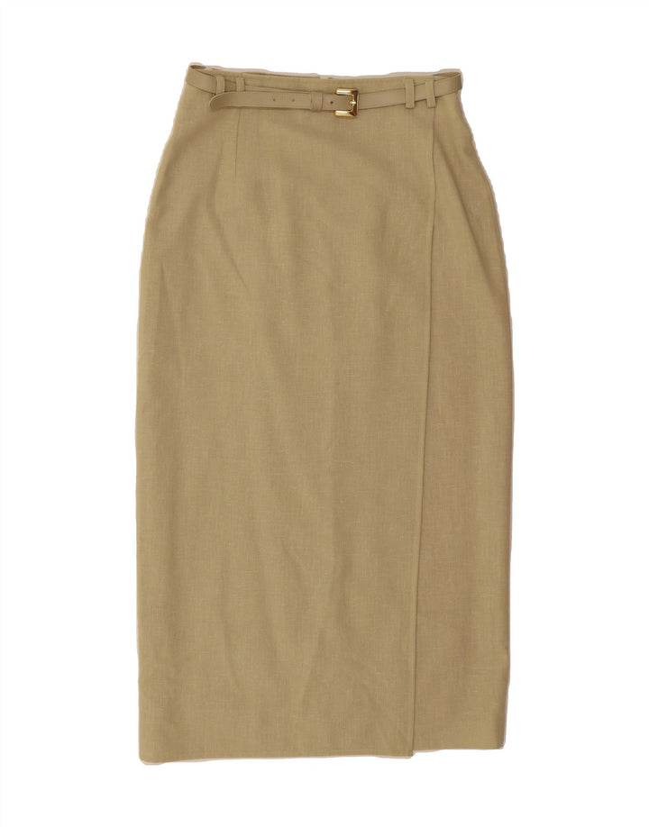 MICHAEL H Womens Maxi Pencil Skirt UK 14 Large W28  Green Vintage Michael H and Second-Hand Michael H from Messina Hembry 