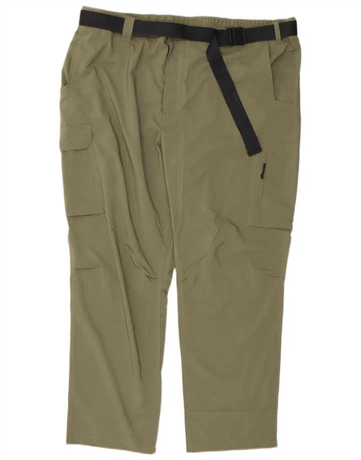 Columbia Straight Cargo bukser til mænd W54 L32 Khaki Polyester