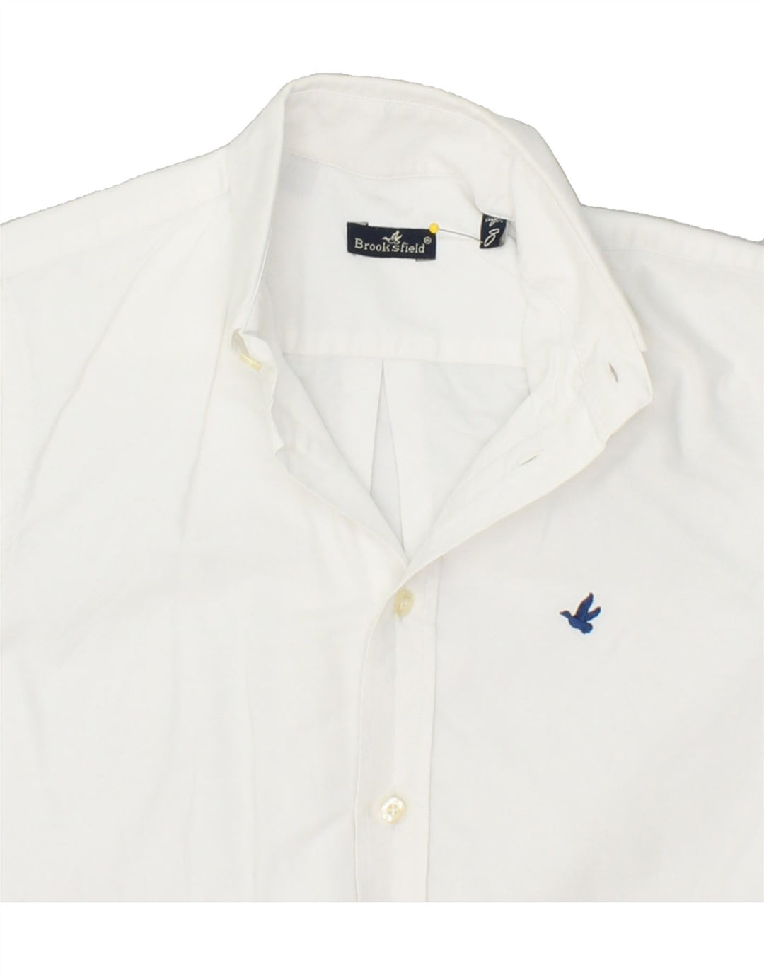 BROOKSFIELD Boys Shirt 7-8 Years White Vintage Brooksfield and Second-Hand Brooksfield from Messina Hembry 