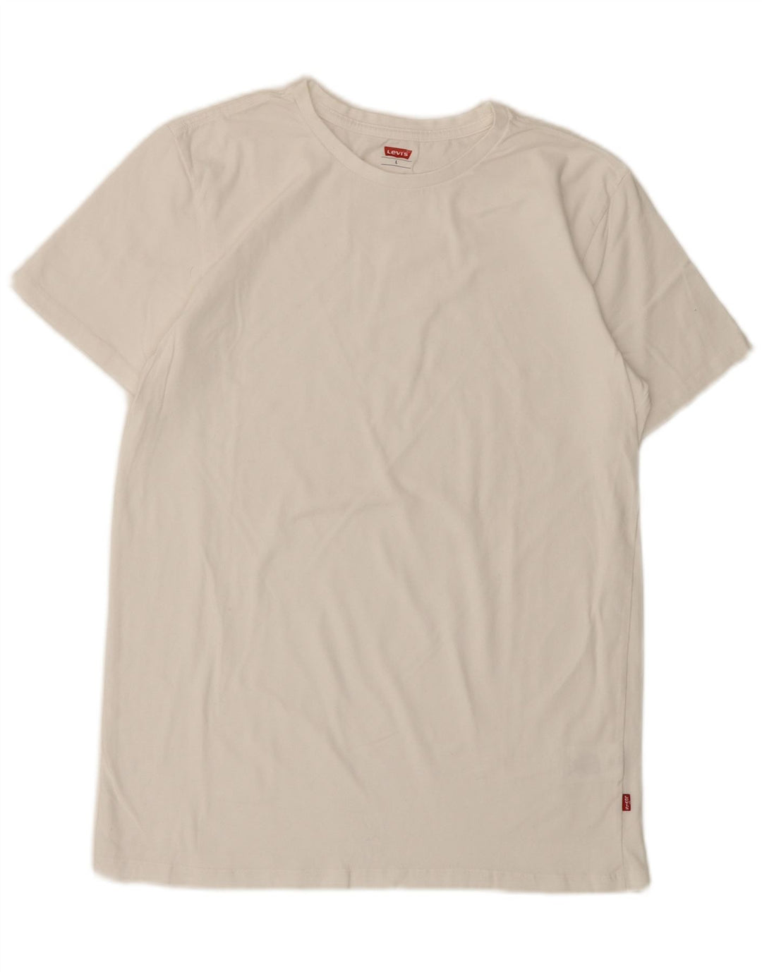 Levi's Herre T-Shirt Top Stor Hvid Bomuld