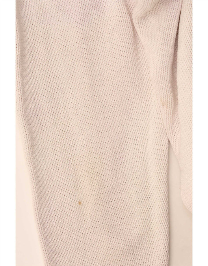Zara Sweater med sjalhals til mænd Medium Off White